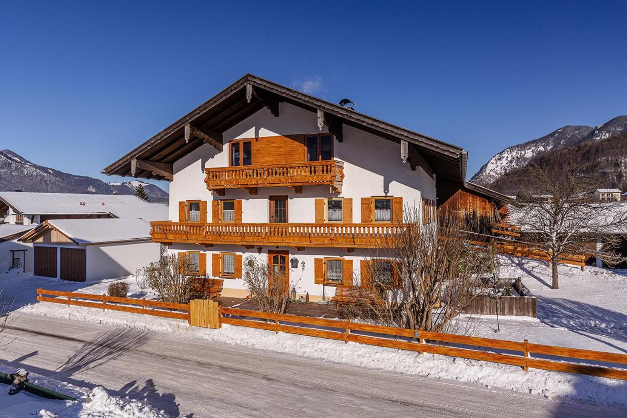 Chiemgauferienwohnungen - Stierschneiderhof Unterwössen Exteriör bild